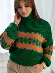 Megztinis moterims Laloni MY1373-46472, žalias kaina ir informacija | Megztiniai moterims | pigu.lt