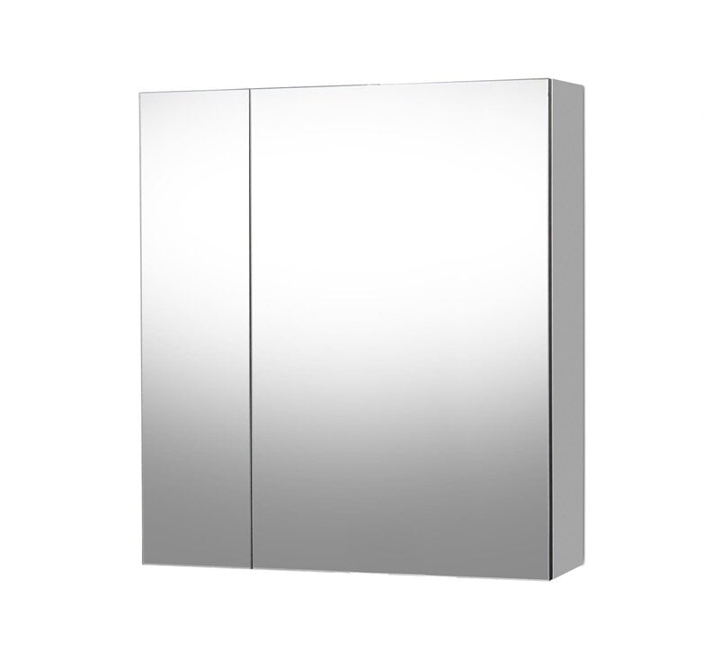 Vonios spintelė su veidrodžiu Riva SV61-1, balta kaina ir informacija | Vonios spintelės | pigu.lt