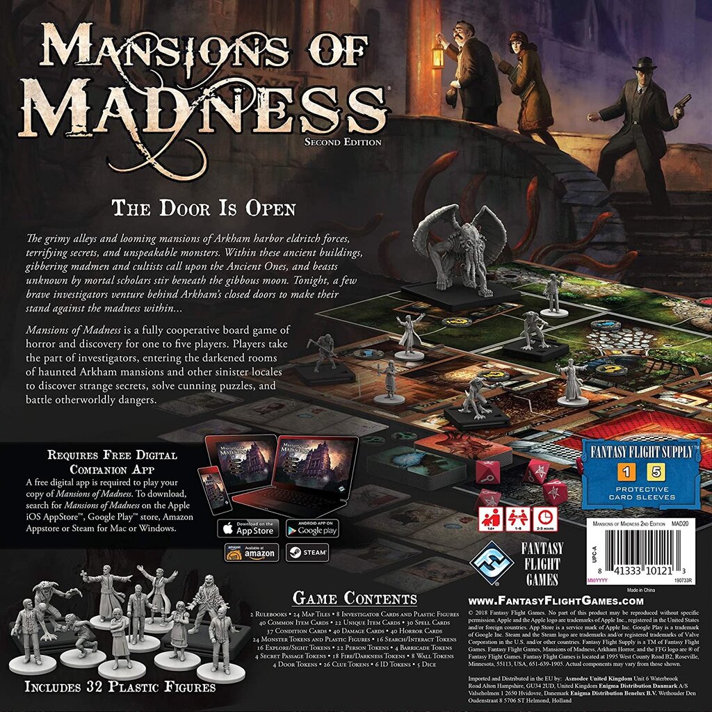 Stalo žaidimas Mansions of Madness: Second Edition, EN kaina ir informacija | Stalo žaidimai, galvosūkiai | pigu.lt