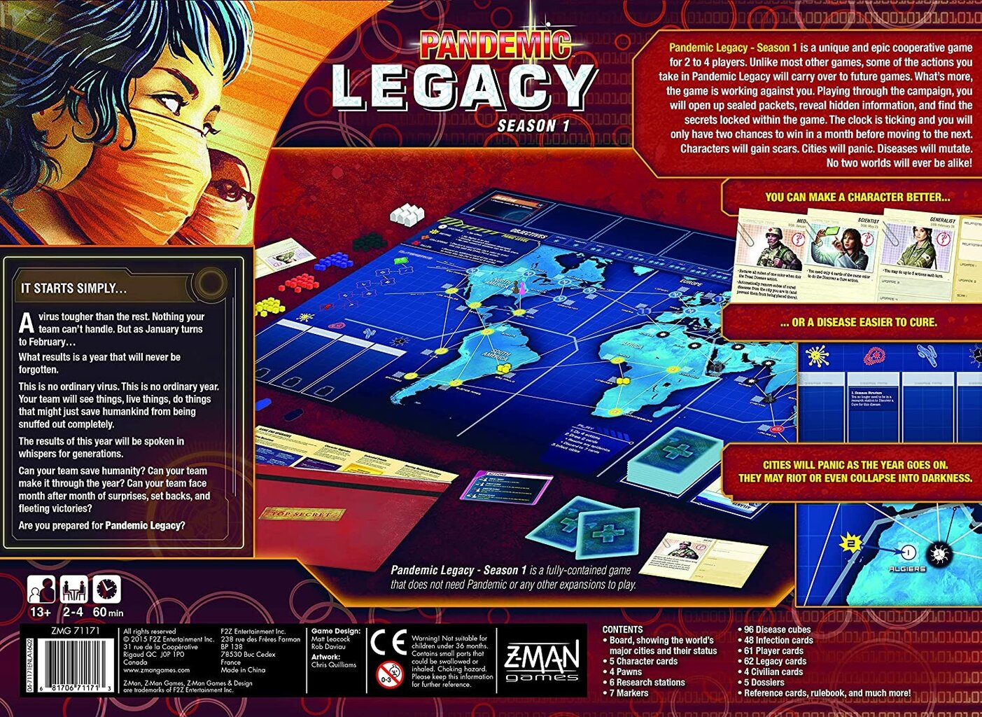 Настольная игра Pandemic Legacy: Season 1, EN цена | pigu.lt