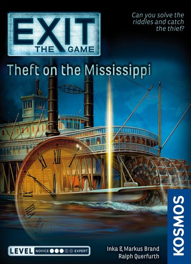 Stalo žaidimas Exit: The Game – Theft on the Mississippi, EN kaina ir informacija | Stalo žaidimai, galvosūkiai | pigu.lt