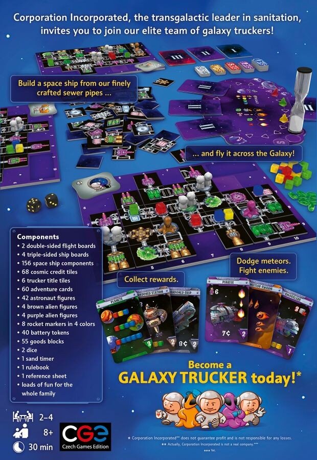 Stalo žaidimas Galaxy Trucker, EN kaina ir informacija | Stalo žaidimai, galvosūkiai | pigu.lt