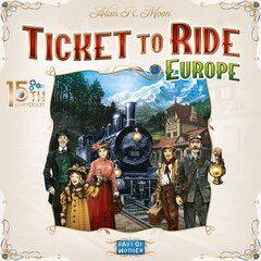 Stalo žaidimas Ticket to Ride: Europe – 15th Anniversary, EN kaina ir informacija | Stalo žaidimai, galvosūkiai | pigu.lt