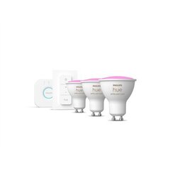 Светодиодные лампы Philips Hue White Ambiance GU10 3 x 350 лм цена и информация | Philips Освещение и электротовары | pigu.lt