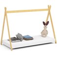 Детская кровать с матрасом NORE Gem, 180x80, белая