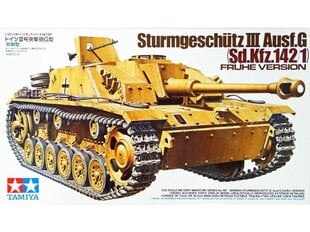 Konstruktorius Tamiya - Sturmgeschütz III Ausf.G (Sd.Kfz.142/1) Frühe Version, 1/35, 35197 kaina ir informacija | Konstruktoriai ir kaladėlės | pigu.lt