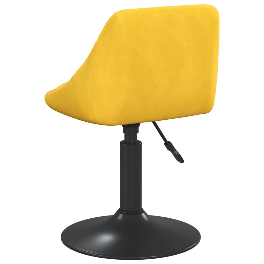 Baro taburetė, garstyčių geltonos spalvos, aksomas kaina ir informacija | Virtuvės ir valgomojo kėdės | pigu.lt