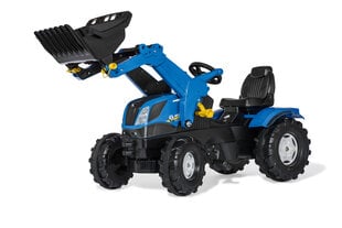 Traktorius su pedalais rolly Farmtrac New Holland 611256 kaina ir informacija | Žaislai berniukams | pigu.lt