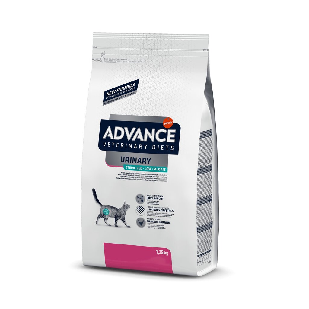 Advance Veterinary Diets urinary low calorie feline formula sterilizuotoms katėms, 1,25kg цена и информация | Sausas maistas katėms | pigu.lt