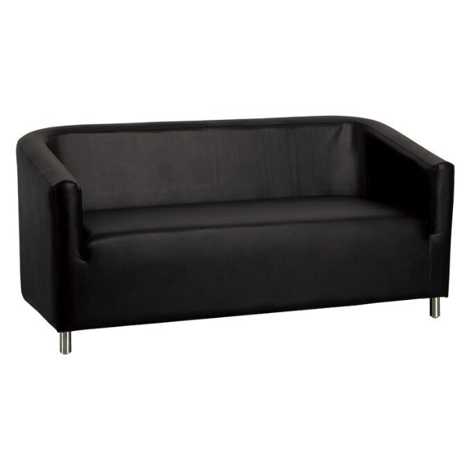 Profesionali laukiamojo sofa grožio salonams Gabbiano, juodos spalvos kaina ir informacija | Baldai grožio salonams | pigu.lt