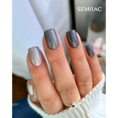 Ilgalaikis hibridinis nagų lakas Semilac, 325 Frosty Carbon Shimmer, 7 ml. kaina ir informacija | Nagų lakai, stiprintojai | pigu.lt