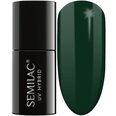 Semilac 309 стойкий гибридный гель лак для ногтей Pine Green, 7 мл.