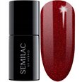 Ilgalaikis hibridinis nagų lakas Semilac, 306 Divine Red, 7 ml