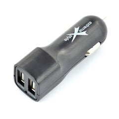 USB automobilinis įkroviklis Extreme 5V/3.1A kaina ir informacija | Automobilių 12V el. priedai | pigu.lt