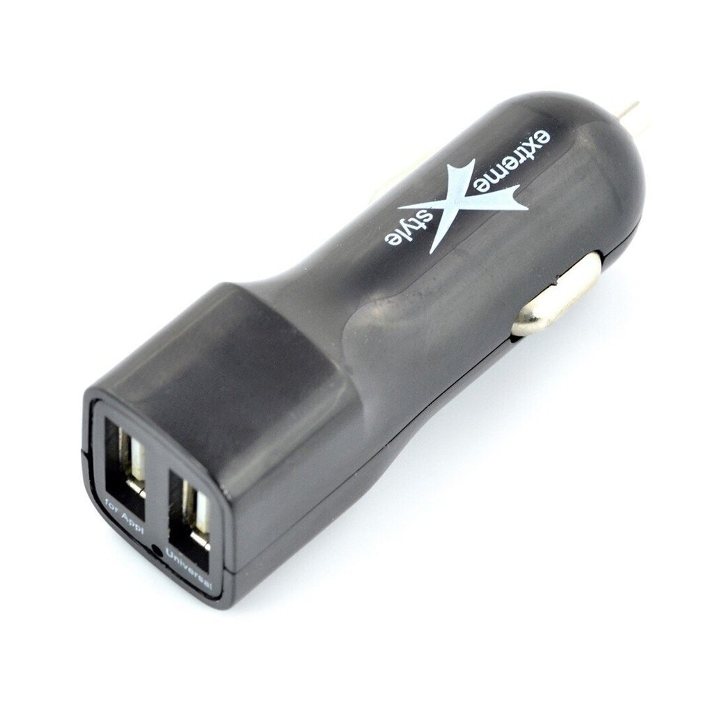 USB automobilinis įkroviklis Extreme 5V/3.1A цена и информация | Automobilių 12V el. priedai | pigu.lt