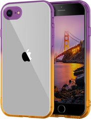 ColorFul Hard Case For Apple iPhone 7/8/SE2020 , violetiné/ oranžiné kaina ir informacija | Telefono dėklai | pigu.lt