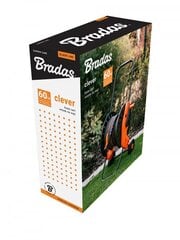 Тележка для шланга Bradas CLEVER REEL Black Line, 1/2"60м для шлангов цена и информация | Оборудование для полива | pigu.lt