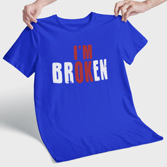 Marškinėliai "I'm broken" kaina ir informacija | Originalūs marškinėliai | pigu.lt