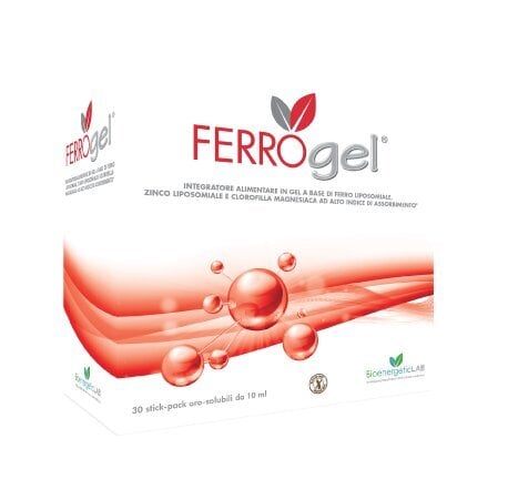 Maisto papildas Ferro Gel liposominė geležis, 10ml x 30pak. цена и информация | Kiti papildai ir preparatai | pigu.lt