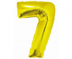 Воздушные шары фольгированные, номер 7 (ненадутые), 76 см цена и информация | Шарики | pigu.lt