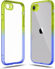 ColorFul Hard Case For Apple iPhone 7/8/SE2020, žalia/ mélyna kaina ir informacija | Telefono dėklai | pigu.lt