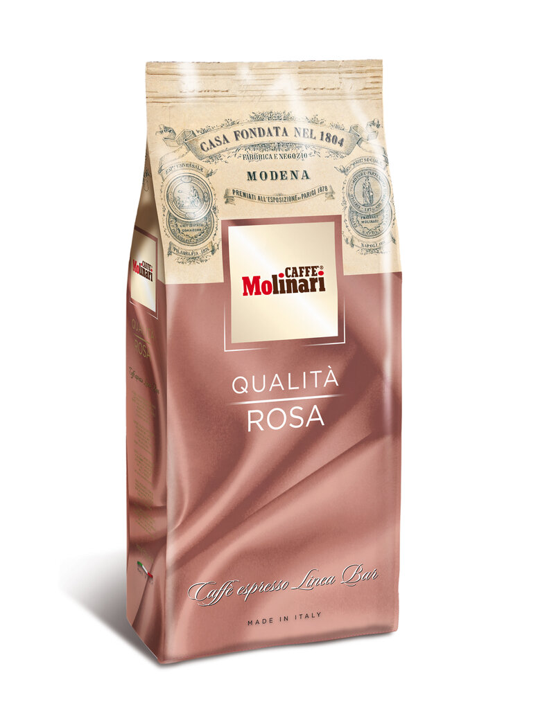 Molinari Qualita Rosa kavos pupelės, 1 kg цена и информация | Kava, kakava | pigu.lt