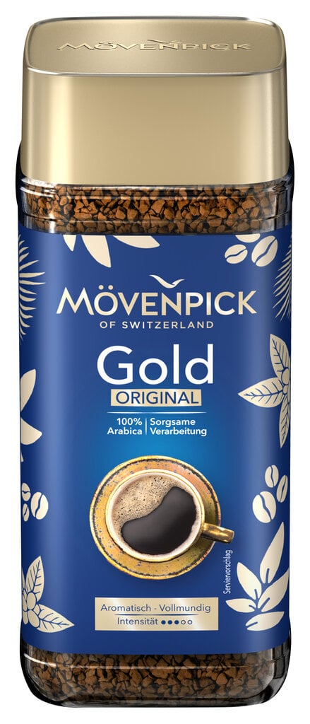 Mövenpick Gold Original, 200 g, tirpi kava kaina ir informacija | Kava, kakava | pigu.lt