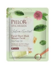 Veido kaukė Pielor Vital Infusion Sebum Control, 1 vnt., 25 ml цена и информация | Маски для лица, патчи для глаз | pigu.lt