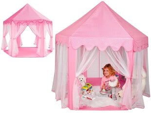 Детская палатка - розовая цена и информация | Детские игровые домики | pigu.lt