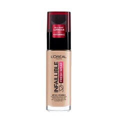 Основа для макияжа L'Oreal Paris Infaillible 32H Fresh Wear, 30 мл, 30 Rose Pearl цена и информация | Пудры, базы под макияж | pigu.lt