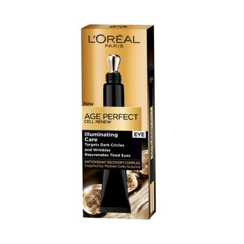 Šviesinantis paakių kremas L'oreal Age Perfect Cell Renew Illuminating Eye Care, 15 ml kaina ir informacija | Paakių kremai, serumai | pigu.lt