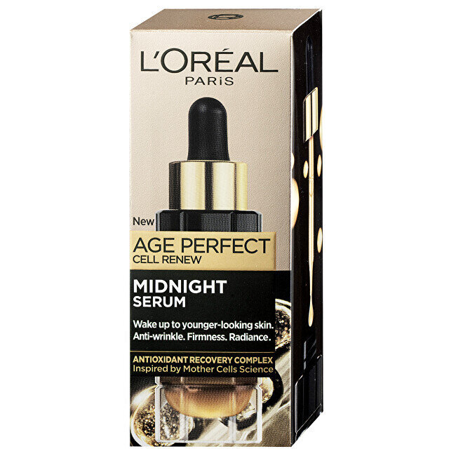 Stangrinamasis serumas L'oreal Age Perfect Cell Renew Midnight Serum, 30 ml цена и информация | Veido kremai | pigu.lt