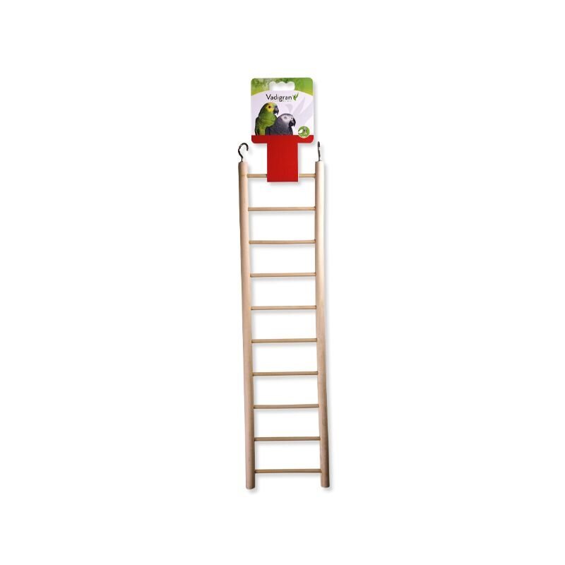 Vadigran Ladder10 kopetėlės su 10 pakopų, 45x10.5cm kaina ir informacija | Inkilai, lesyklėlės, narvai | pigu.lt