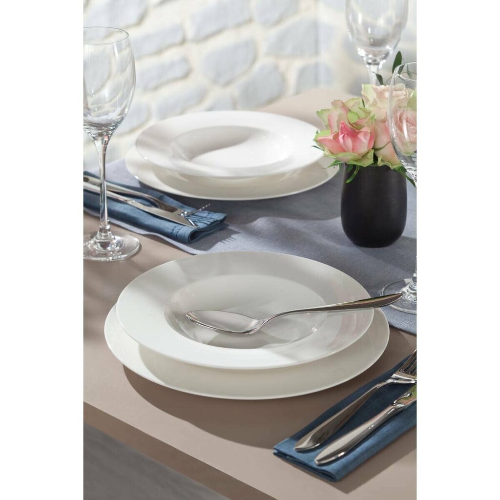 Villeroy & Boch indų rinkinys Basic White, 12 dalių kaina ir informacija | Indai, lėkštės, pietų servizai | pigu.lt