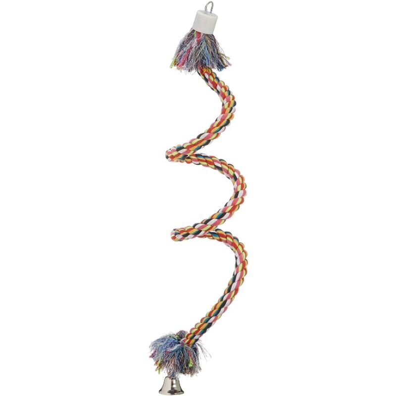 Croci Bird Spiral-rope paukščių žaislas-virvė, M dydis kaina ir informacija | Inkilai, lesyklėlės, narvai | pigu.lt