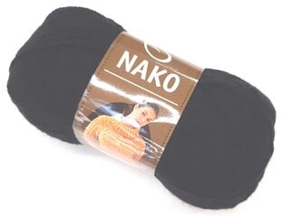 Нитки для вязания NAKO Superlambs Special, цвет черный 217UO цена и информация | Принадлежности для вязания | pigu.lt