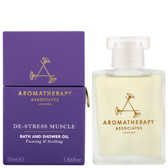 Масло для ванны и душа Aromatherapy Associates London De-Stress Muscle Bath And Shower Oil 55 мл цена и информация | Эфирные, косметические масла, гидролаты | pigu.lt