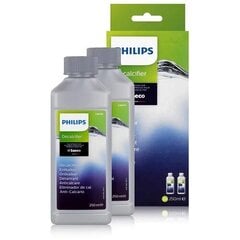 Philips Saeco kalkių šalinimo skystis, 2 x 250 ml цена и информация | Очистители | pigu.lt