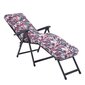 Sulankstoma kėdė-gultas Patio Lena, rožinė kaina ir informacija | Lauko kėdės, foteliai, pufai | pigu.lt