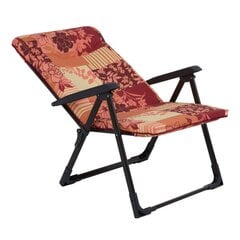 Складной стул Patio Bilbao XL, черный/оранжевый цена и информация | Садовые стулья, кресла, пуфы | pigu.lt