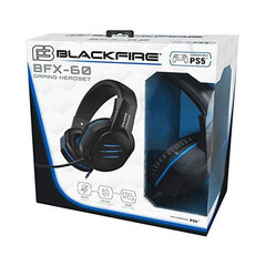 Blackfire BFX-60 PS5, black kaina ir informacija | Ausinės | pigu.lt