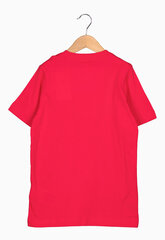 Marškinėliai vaikams Nika Nsw Tee Core Brandmark 3 Red DO1824 666, raudoni kaina ir informacija | Marškinėliai berniukams | pigu.lt