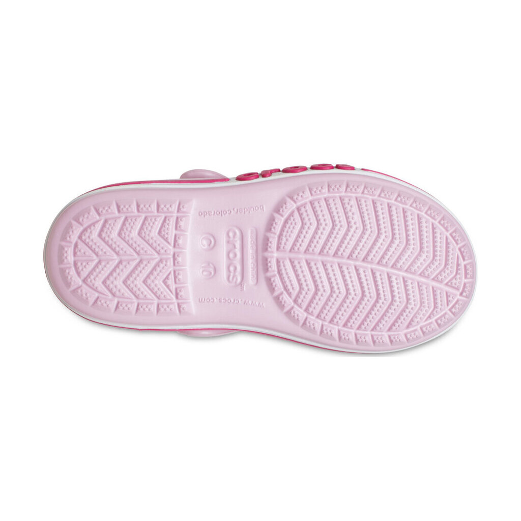 Sandalai vaikams Crocs™ Bayaband Sandal Kid's 165260, rožiniai kaina ir informacija | Guminės klumpės vaikams | pigu.lt