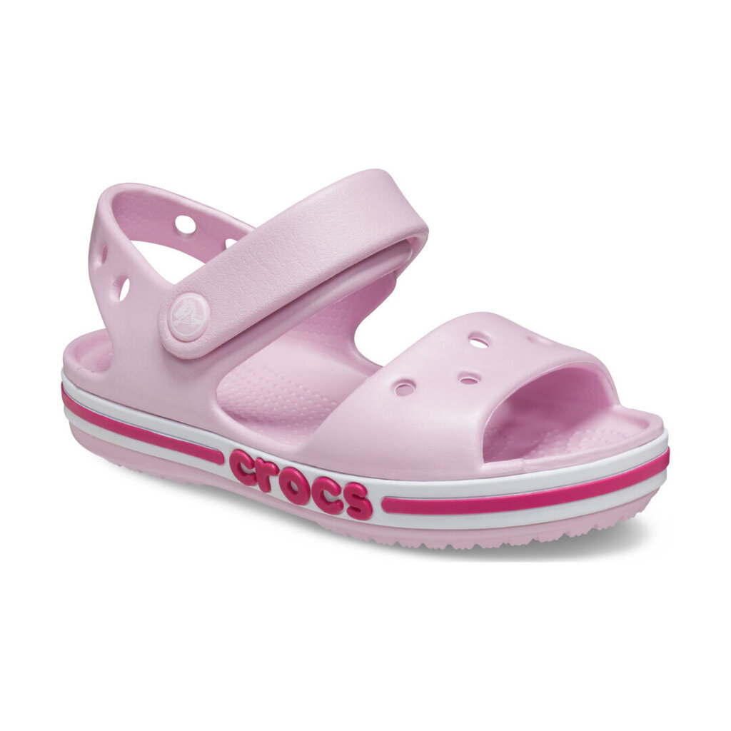 Sandalai vaikams Crocs™ Bayaband Sandal Kid's 165260, rožiniai kaina ir informacija | Guminės klumpės vaikams | pigu.lt
