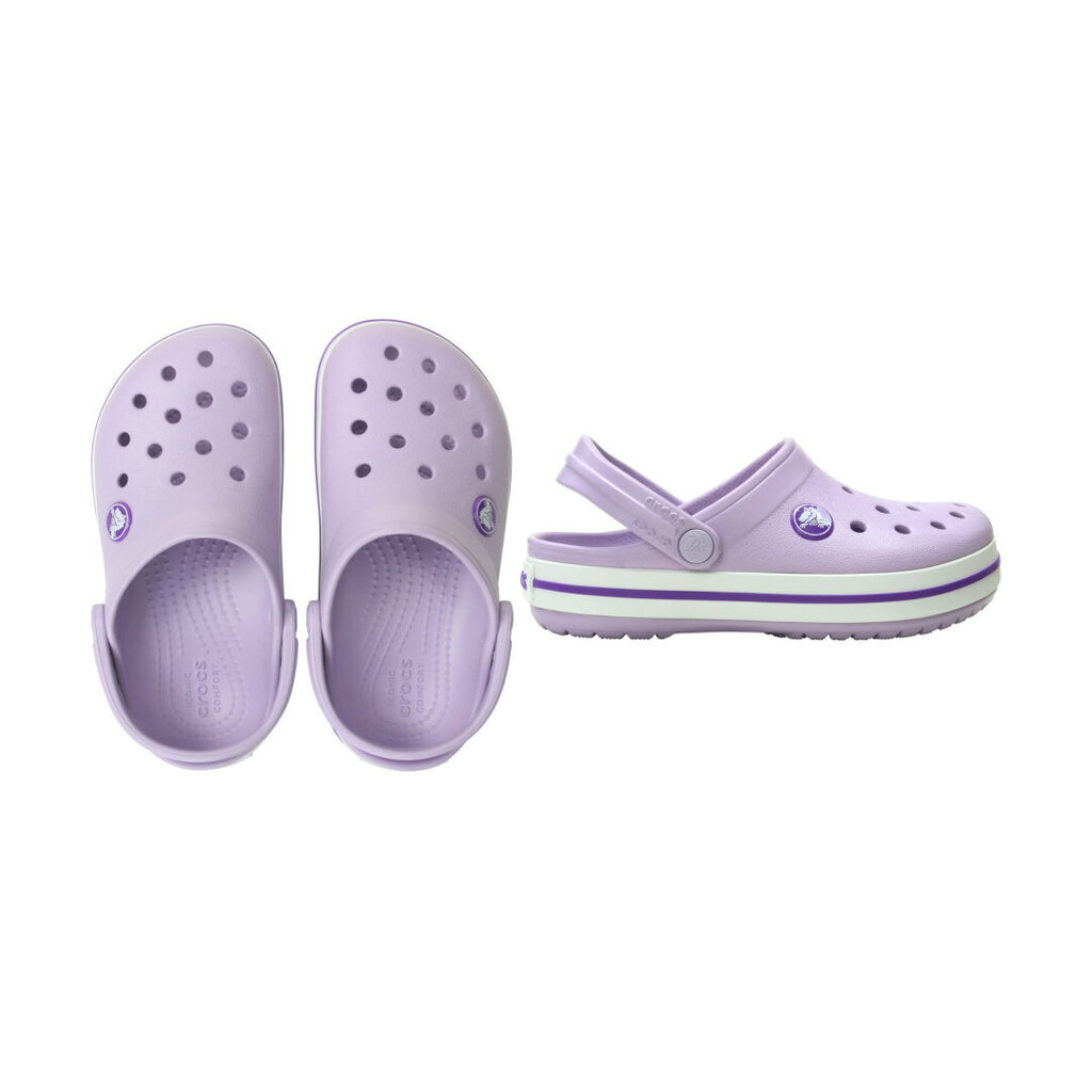 Šlepetės vaikams Crocs™, violetinės цена и информация | Šlepetės, kambario avalynė vaikams | pigu.lt