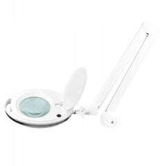 Косметологическая светодиодная лампа с лупой 5D 10W WHITE цена и информация | Настольные светильники | pigu.lt