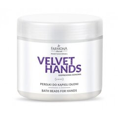 Perlai rankų mirkymui Farmona Velvet Hands, 380 g цена и информация | Средства для маникюра и педикюра | pigu.lt