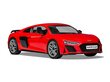 Airfix - Quick Build Audi R8 Coupé, J6049, 45 detalės kaina ir informacija | Konstruktoriai ir kaladėlės | pigu.lt