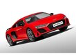 Airfix - Quick Build Audi R8 Coupé, J6049, 45 detalės kaina ir informacija | Konstruktoriai ir kaladėlės | pigu.lt