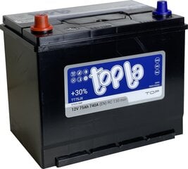 Аккумулятор Topla Top JIS TT75J 57524 SMF 12В 75Aч 740A цена и информация | Akumuliatoriai | pigu.lt